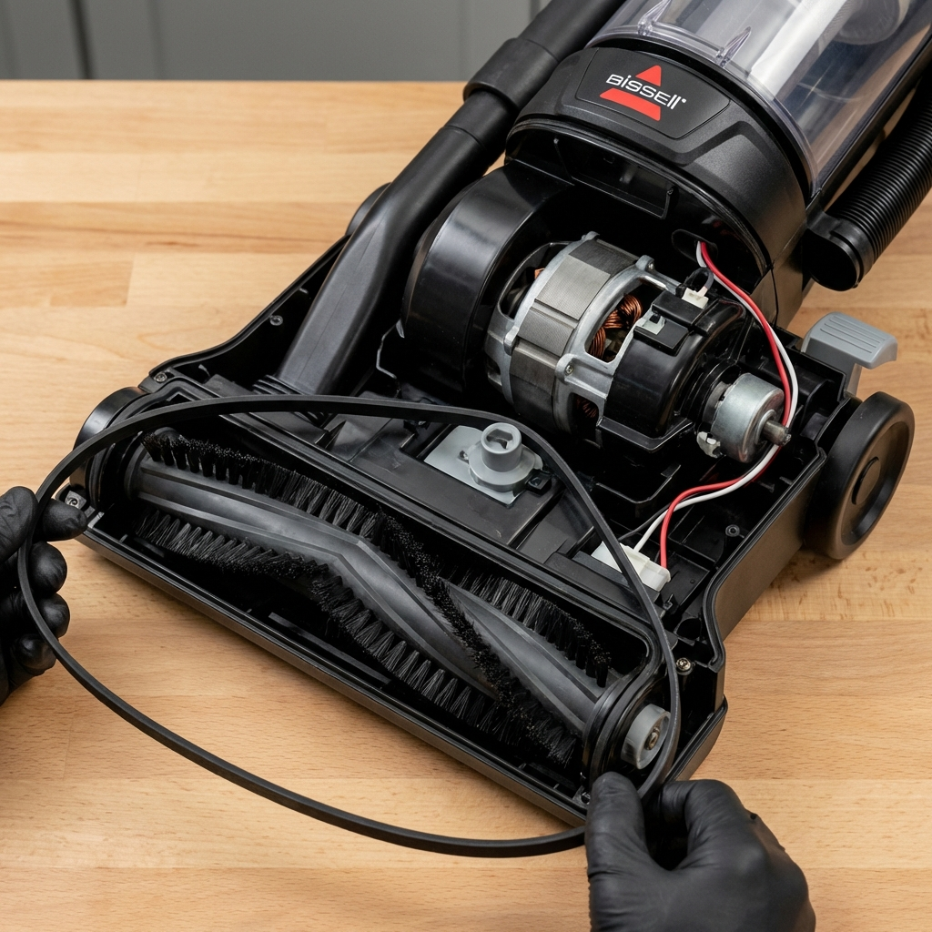 Replacing the belt on a Bissell PowerForce vacuum